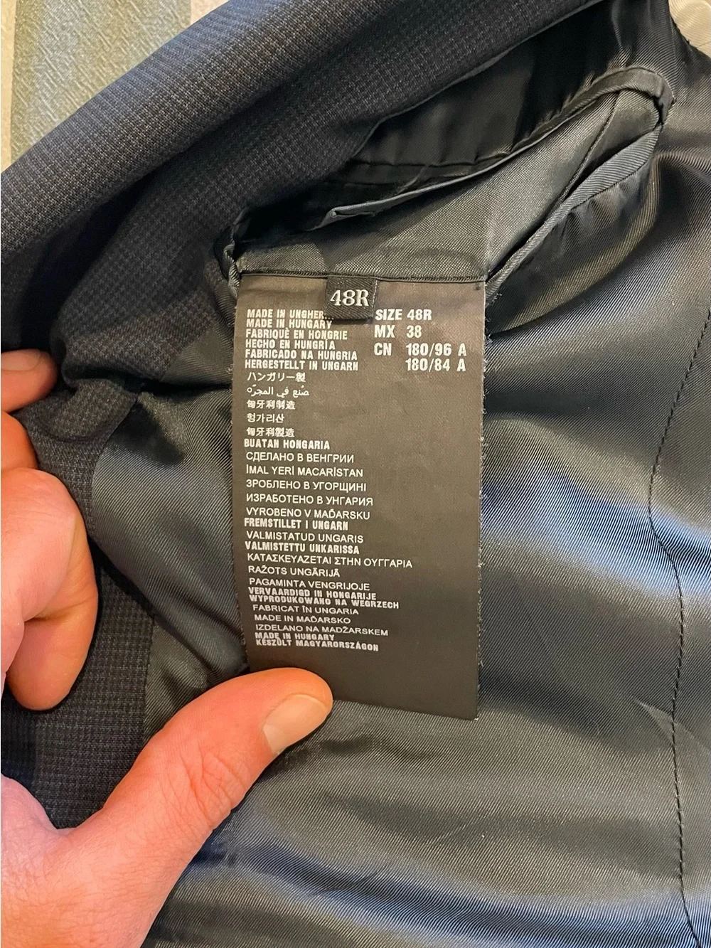 Prada Men's Navy Classic Two-Button Suit